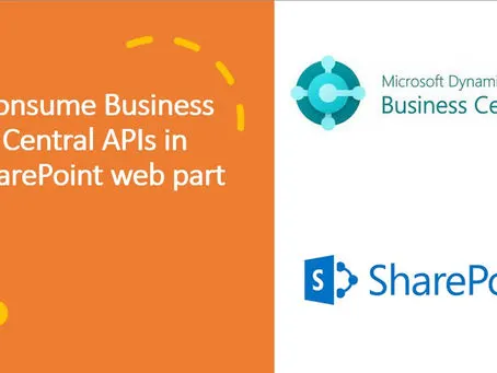 Consume Business Central APIs in SharePoint web part 
