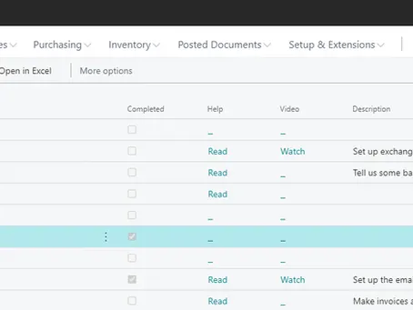 How to Create Assisted Setups in Business Central